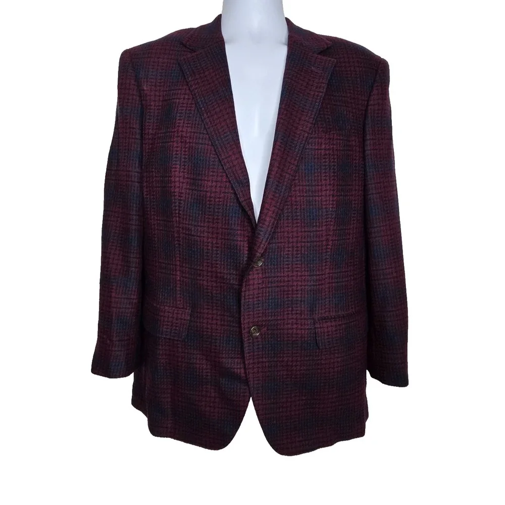 Bonobos Leomaster Capritex Standard Fit Blazer Sport Coat Men's 42R Burgundy